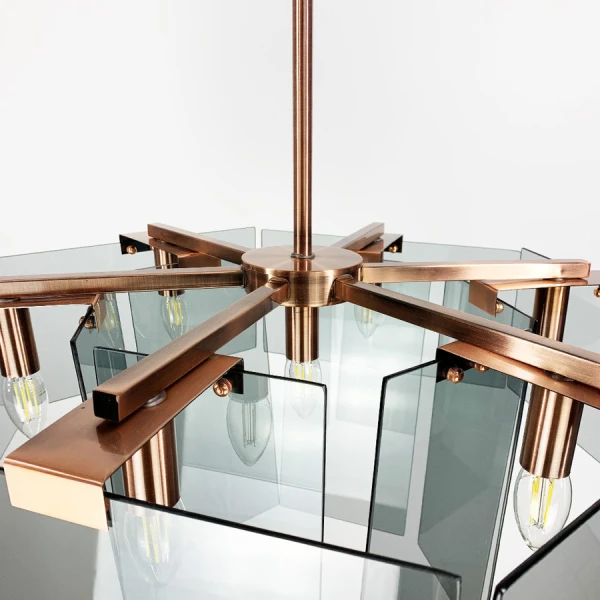 Підвісна люстра Line.F E14 мідний 2851_5993 - Фото 7