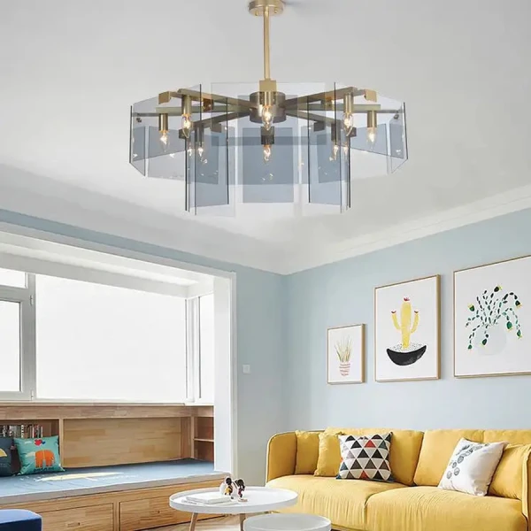 Підвісна люстра Line.F E14 мідний 2851_5993 - Фото 2