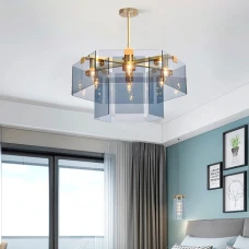 Line.F E14 мідний 2851_5993. Люстра підвісна