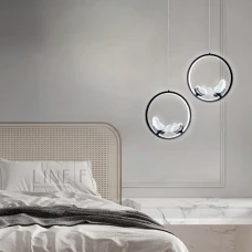 Line.F C 18 BK 4000K чорний 68_76. Люстра світлодіодна