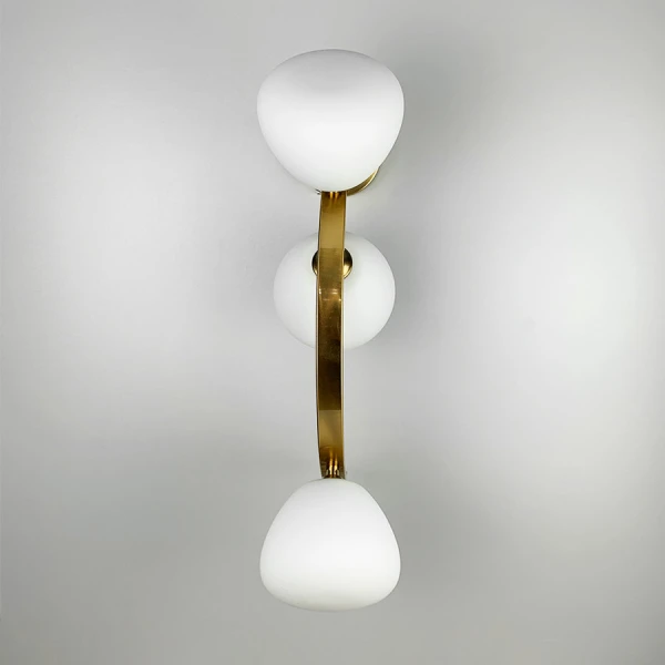 Настінний світильник (бра) Line.F C 18 AB G9 латунний 2610_5696 - Фото 7