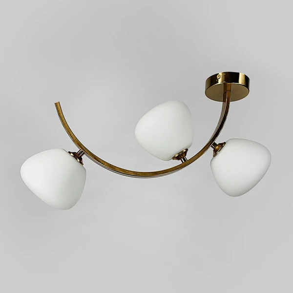 Настінний світильник (бра) Line.F C 18 AB G9 латунний 2610_5696 - Фото 4