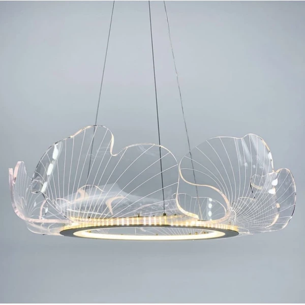 Люстра класична Line.F 55Вт 3000–4500–6000K золотий 512_752 - Фото 6