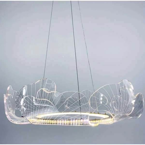 Люстра класична Line.F 55Вт 3000–4500–6000K золотий 512_752 - Фото 3