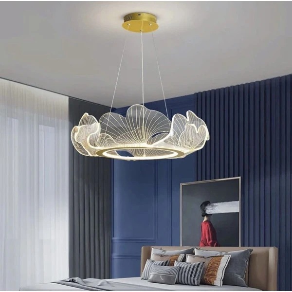 Люстра класична Line.F 55Вт 3000–4500–6000K золотий 512_752 - Фото 2