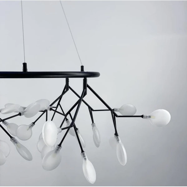 Сучасна люстра Line.F H 686 BK G4; 4000K чорний 797_1174 - Фото 6