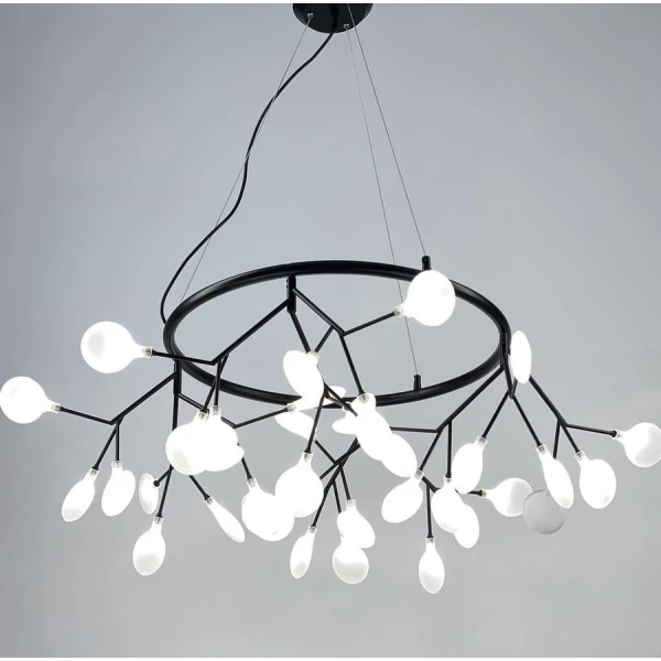 Сучасна люстра Line.F H 686 BK G4; 4000K чорний 797_1174 - Фото 5