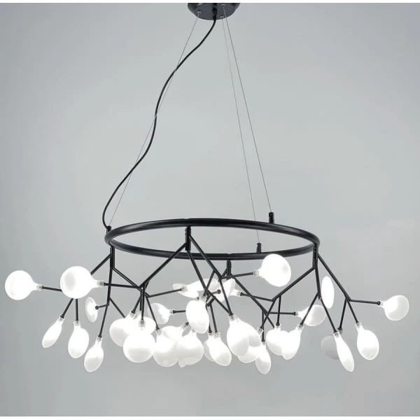 Сучасна люстра Line.F H 686 BK G4; 4000K чорний 797_1174 - Фото 1