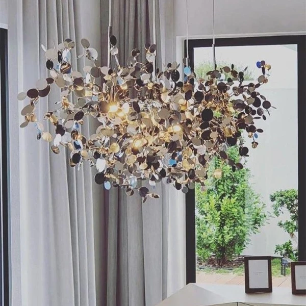 Видовжена люстра Line.F MD 9219 CH G9 сірий (хром) 1950_2984 - Фото 6