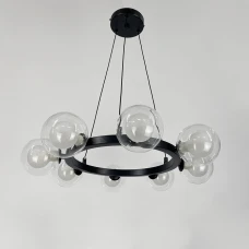 Line.F MJ 207 G9 чорний 3903_7266. Люстра сучасна