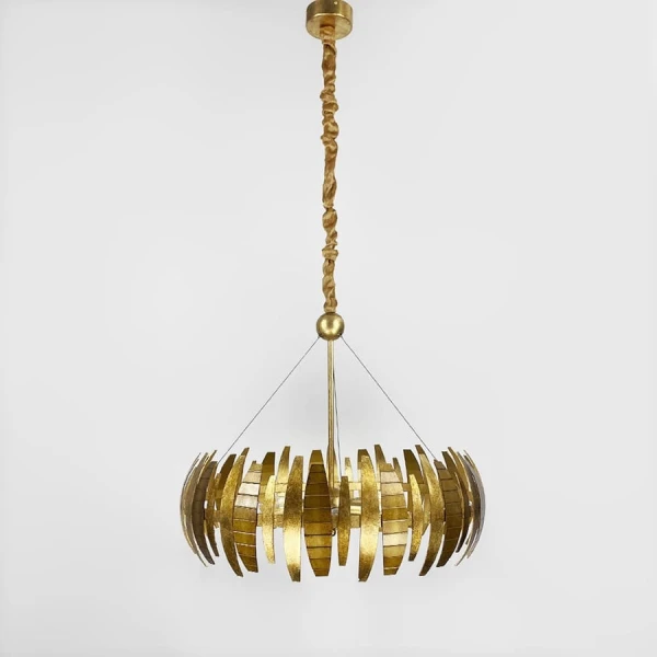 Сучасна люстра Line.F E14 латунний 4048_7415 - Фото 8