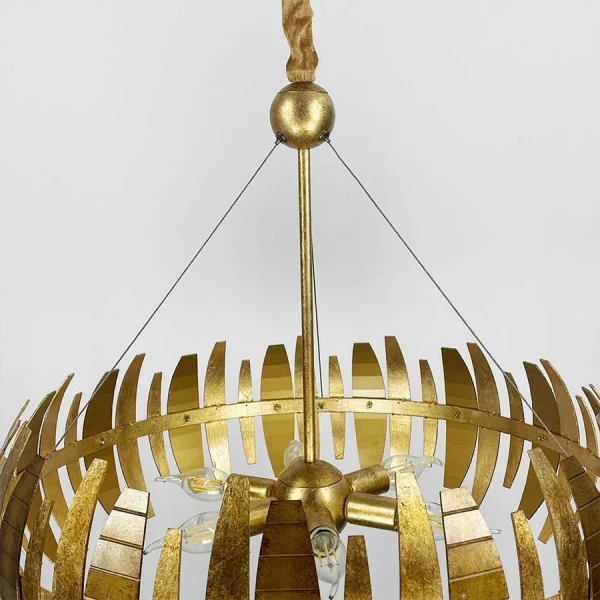 Сучасна люстра Line.F E14 латунний 4048_7415 - Фото 5