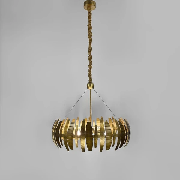 Сучасна люстра Line.F E14 латунний 4048_7415 - Фото 4