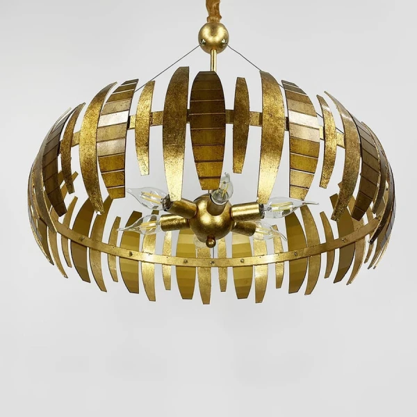 Сучасна люстра Line.F E14 латунний 4048_7415 - Фото 3