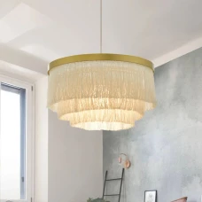 Line.F E27 латунний 3663_6994. Класична люстра