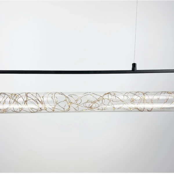 Видовжена люстра Line.F 23Вт 3000–4500–6000K чорний 1346_2100 - Фото 6