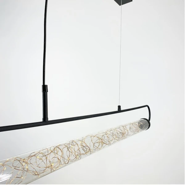 Видовжена люстра Line.F 23Вт 3000–4500–6000K чорний 1346_2100 - Фото 5