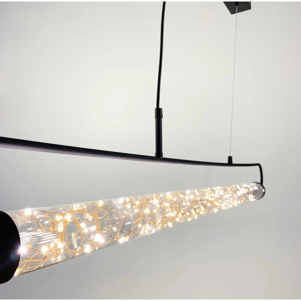 Видовжена люстра Line.F 23Вт 3000–4500–6000K чорний 1346_2100 - Фото 3