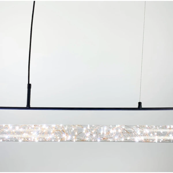 Видовжена люстра Line.F 23Вт 3000–4500–6000K чорний 1346_2100 - Фото 2