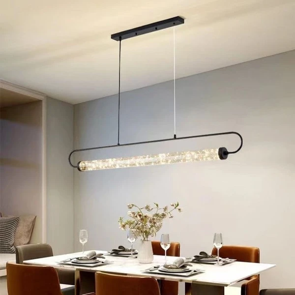 Видовжена люстра Line.F 23Вт 3000–4500–6000K чорний 1346_2100 - Фото 1