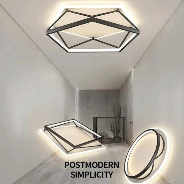 Люстра стельова Line.F S 19-500 BK+WT 60Вт 3000–4500–6000K білий;чорний 3069_6280 - Фото 9