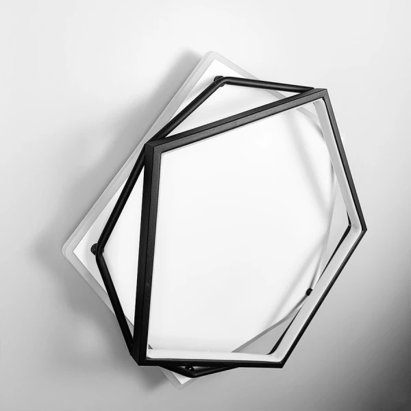 Люстра стельова Line.F S 19-500 BK+WT 60Вт 3000–4500–6000K білий;чорний 3069_6280 - Фото 7