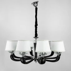 Line.F E14 сірий (хром) 3146_6374. Класична люстра