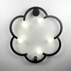 Line.F SC 9/5 G4 чорний 3061_6271. Люстра пристельова