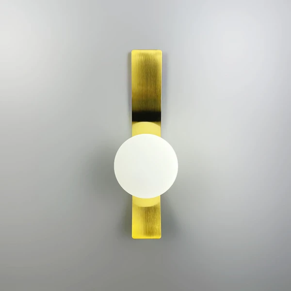 Настінний світильник (бра) Line.F W 086/1 G9 латунний 3728_7067 - Фото 5