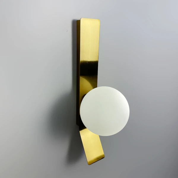 Настінний світильник (бра) Line.F W 086/1 G9 латунний 3728_7067 - Фото 2