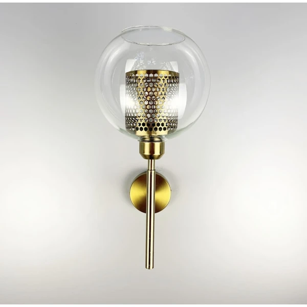 Настінний світильник (бра) Line.F E27 латунний 819_1224 - Фото 12