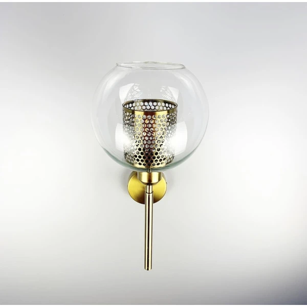 Настінний світильник (бра) Line.F E27 латунний 819_1224 - Фото 8