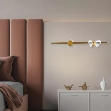 Line.F C 18 GD 9Вт 4000K золотий 3561_6880. Бра лінійне