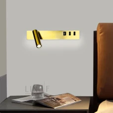 Line.F WJ 028/2 8Вт 4000K латунний 4069_7436. Настінний світильник