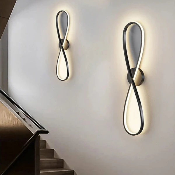 Настінний світильник (бра) Line.F 21Вт 4000K чорний 2611_5699 - Фото 4