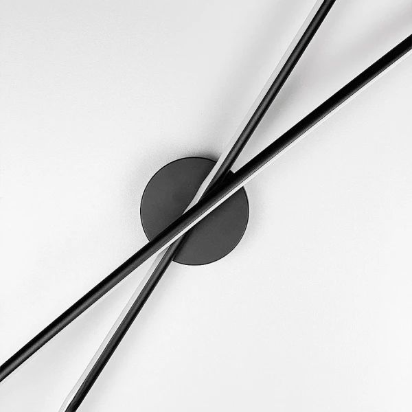 Настінний світильник (бра) Line.F 21Вт 4000K чорний 2611_5699 - Фото 2