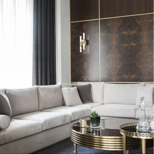 Настінний світильник (бра) Line.F YG 368 G9 латунний 1959_3001 - Фото 9