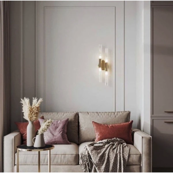 Настінний світильник (бра) Line.F YG 368 G9 латунний 1959_3001 - Фото 1