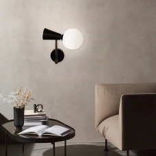 Line.F YG 8006 BK G9;GU10 чорний 3365_6659. Бра