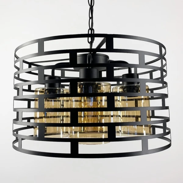 Підвісна люстра Line.F 12716 E27 чорний 1183_1853 - Фото 3