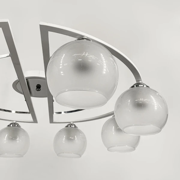 Підвісна люстра Line.F 51795 E27 білий 3841_7195 - Фото 3