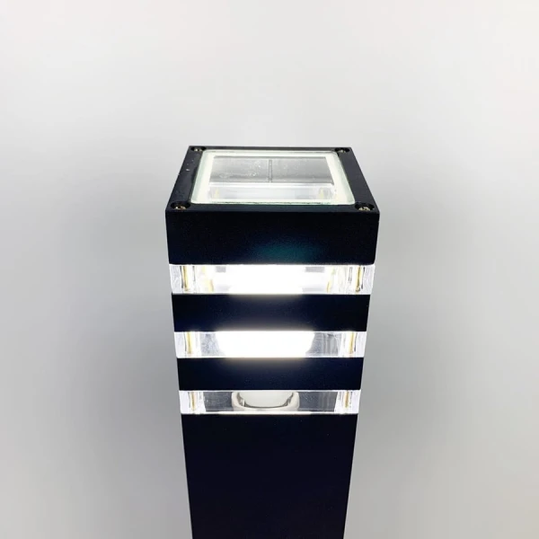 Світильник вуличний Line.F 8024 E27 чорний 848_1274 - Фото 3