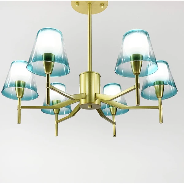 Люстра класична Line.F E14 золотий 1320_2058 - Фото 3