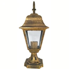 Line.F Стовп BG E27 золотий 1652_2483. Вуличний світильник