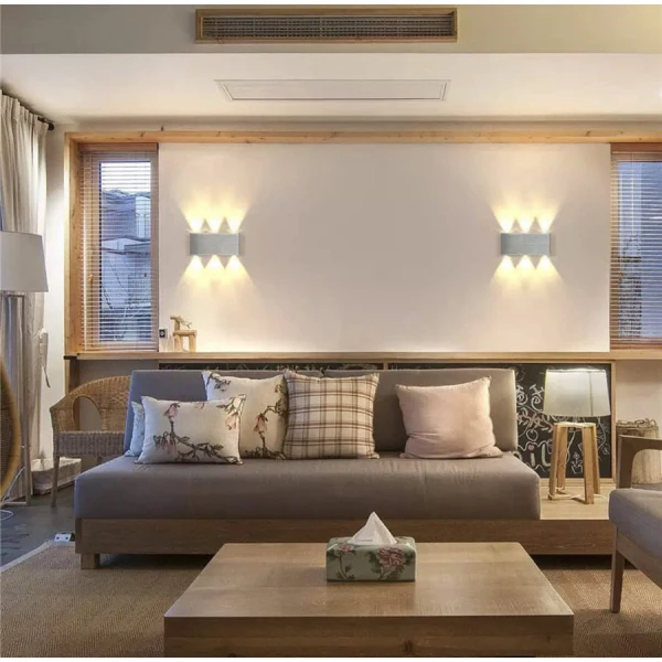 Настінний світильник (бра) Line.F 9605 BK 7Вт 3000K сірий 2318_3685 - Фото 1