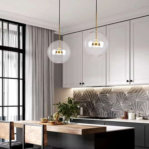 Підвісний світильник Line.F AA 397 7,5Вт 4000K латунний 4011_7377 - Фото 1