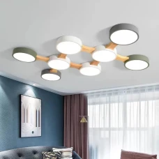 Line.F AS 126 70Вт 3000–4500–6000K зелений 2452_4172. Люстра пристельова