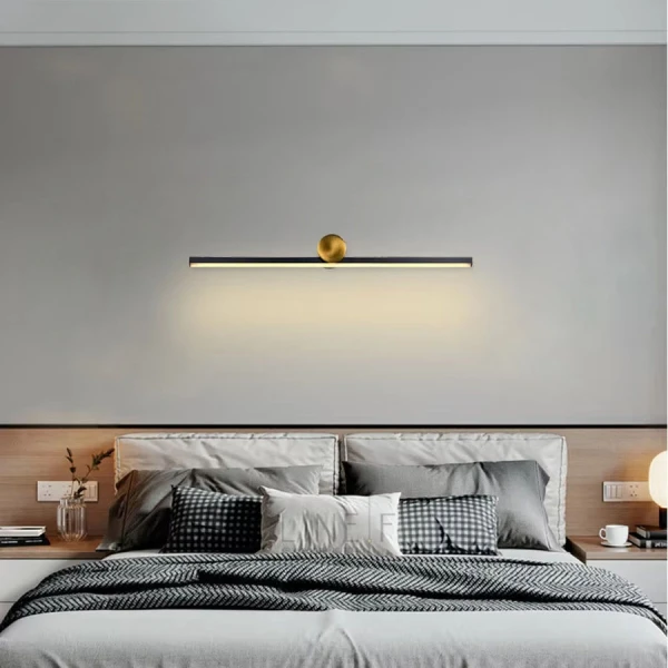 Бра лінійне Line.F C 27 8Вт 3000–4500–6000K чорний 3913_7276 - Фото 1