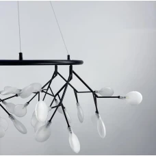 Line.F H 686 BK G4; 4000K чорний 796_1171. Люстра сучасна