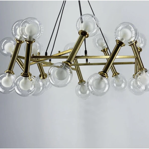 Сучасна люстра Line.F G9 латунний 590_835 - Фото 6